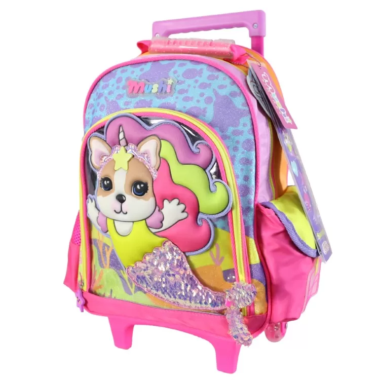 Mochila Escolar Cresko 2026 Simones 14" con Carro Art.SI940